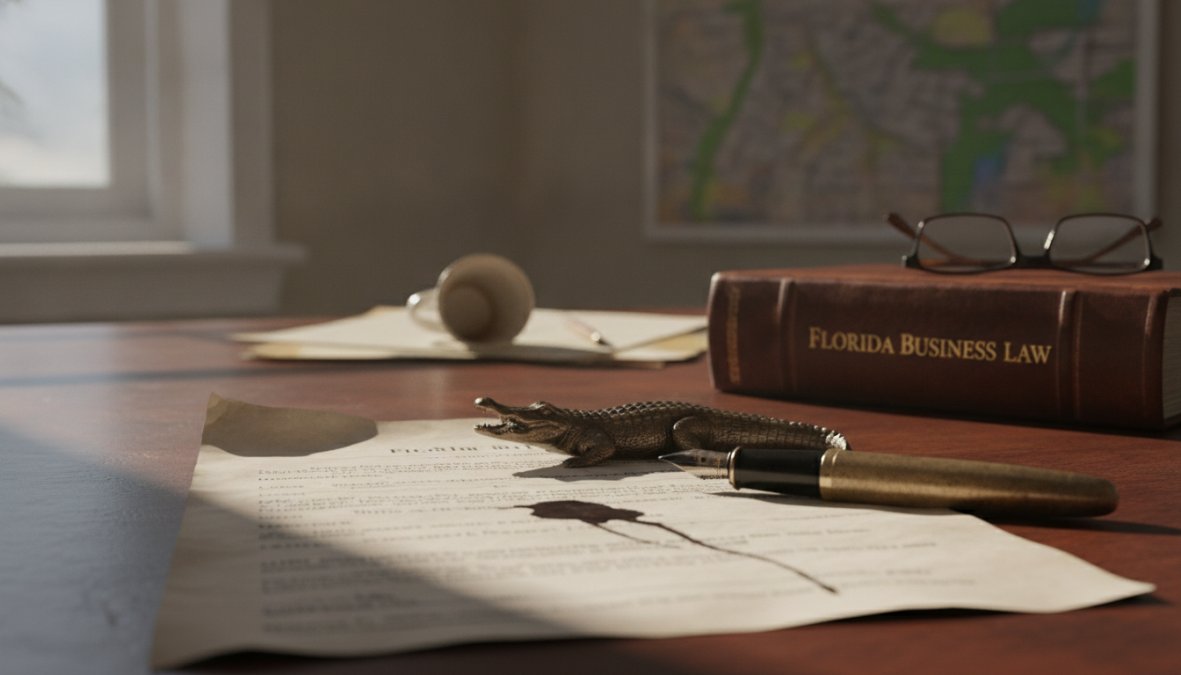 Close-up of two professionals' hands on either side of a contract document on a conference room table, one hand holding a pen poised above the signature line, tense negotiation atmosphere under cool overhead lighting