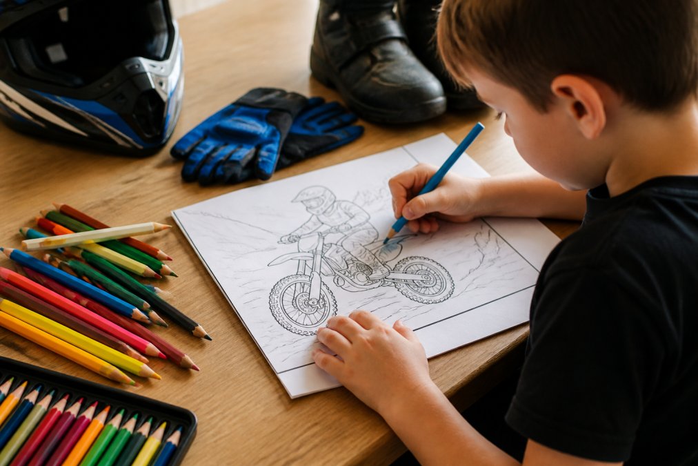 Buy Motocross Coloring Books Online: A Parent's Guide