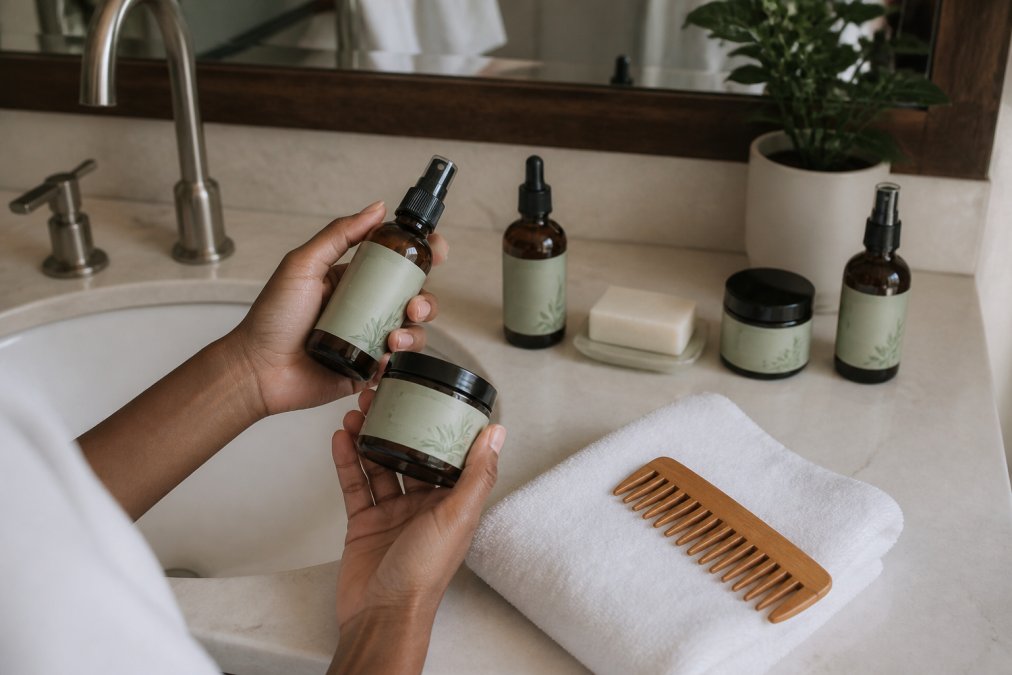 Transitioning to botanical hair care products without greasy buildup