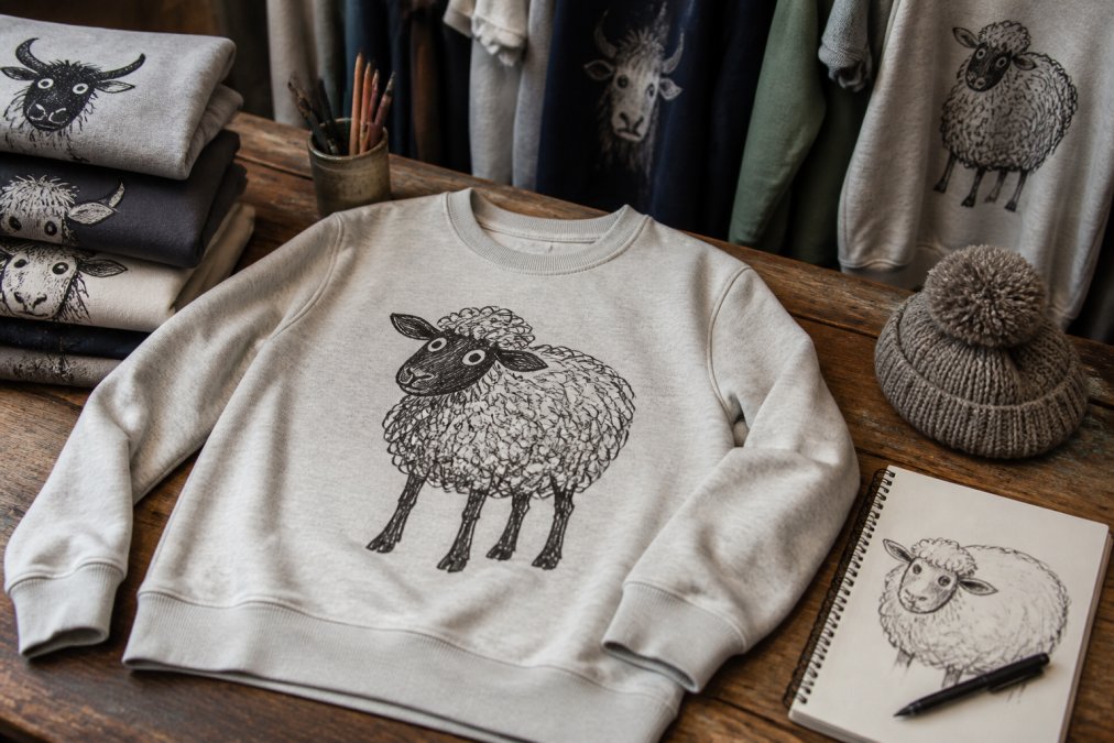 Buy Unique Hand-Drawn Graphic Sweaters: A Style Guide