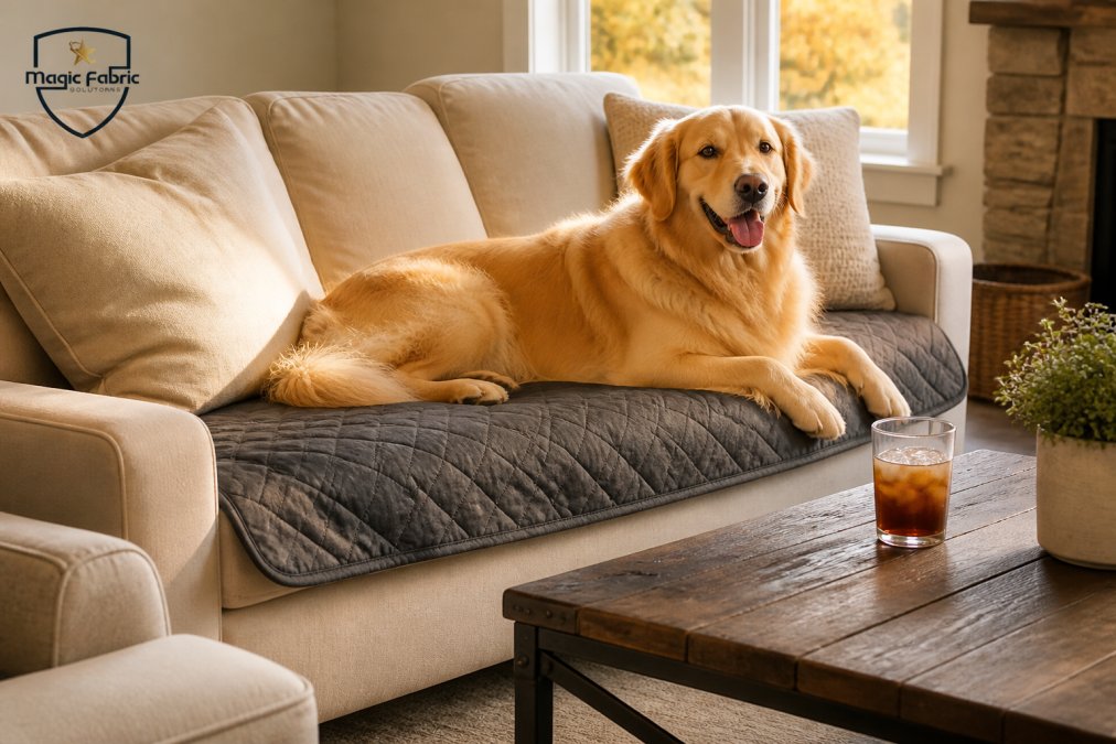 Comparison chart of features to help you buy waterproof furniture protection pads for sofas with pets