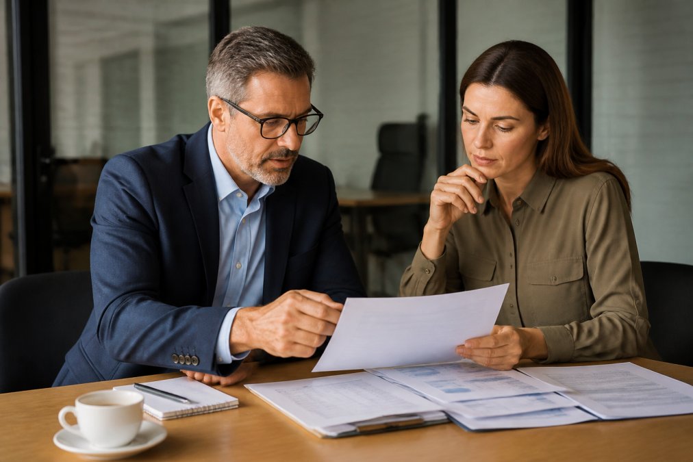 Professional illustration showing Two for buying a business checklist