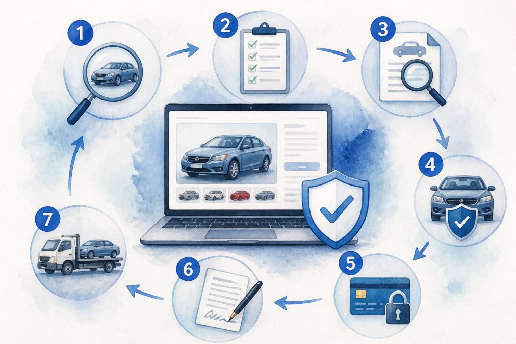 Buying a Used Car Online Safely: 7 Critical Steps