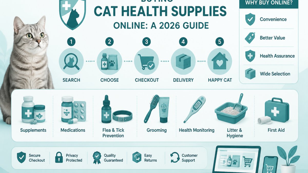 Buying Cat Health Supplies Online: A 2026 Guide
