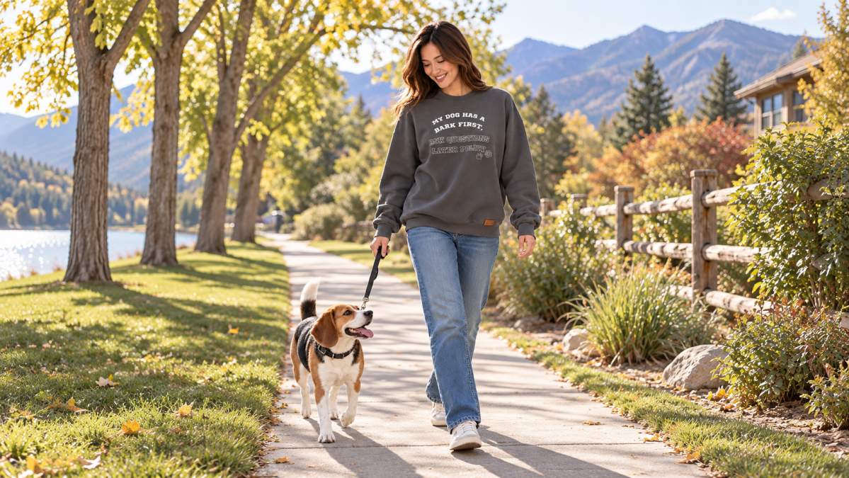 Bark first policy crewneck