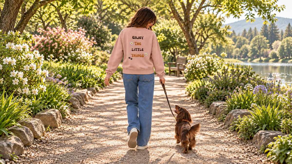 Celebrating small wins Crewneck