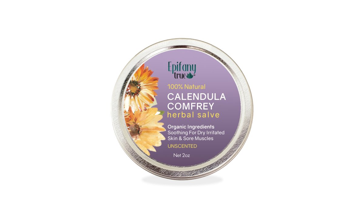 Calendula Comfrey Herbal Salve 2oz Fragrance-Free