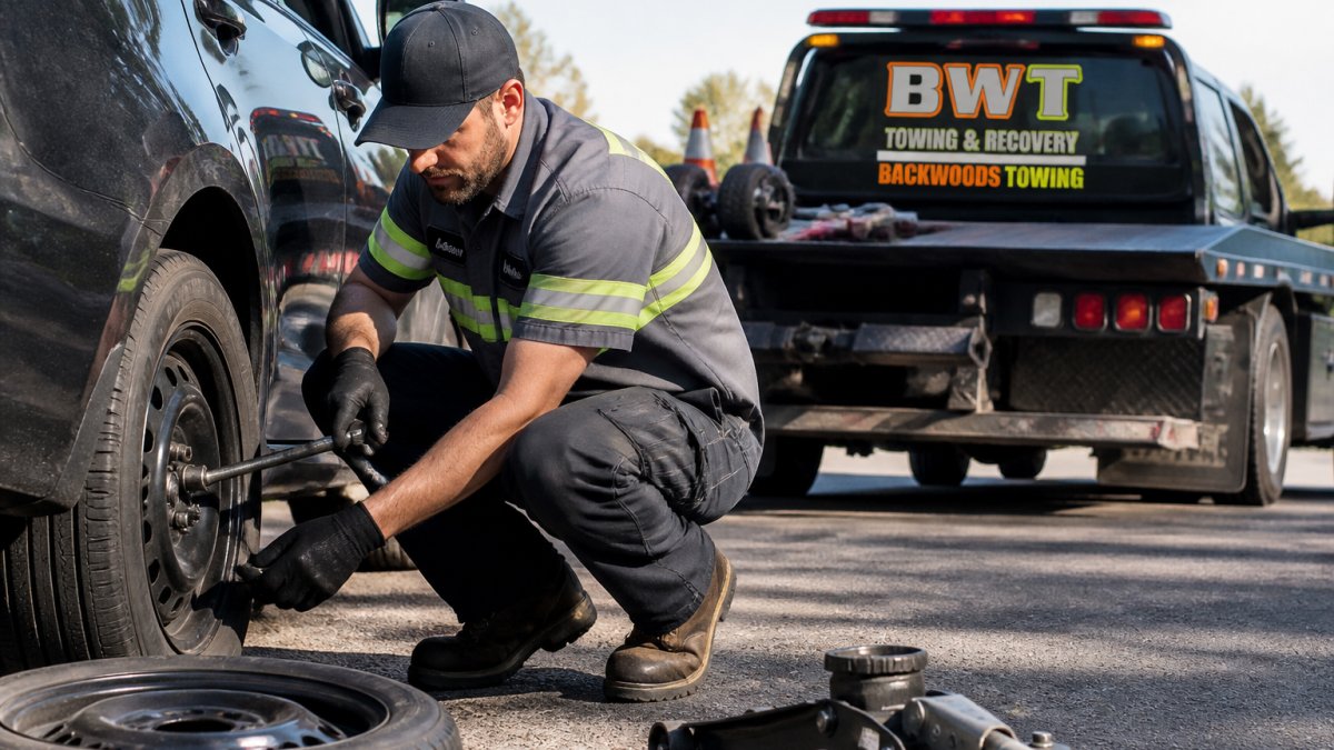 Can a Tow Truck Change a Flat Tire? Here's What to Know