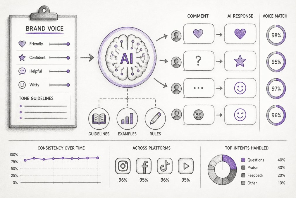 Can AI Maintain Brand Voice in Comments?