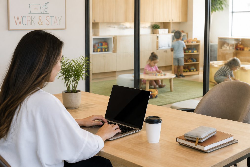 Can I Work While Kids Play? A Parent's Guide