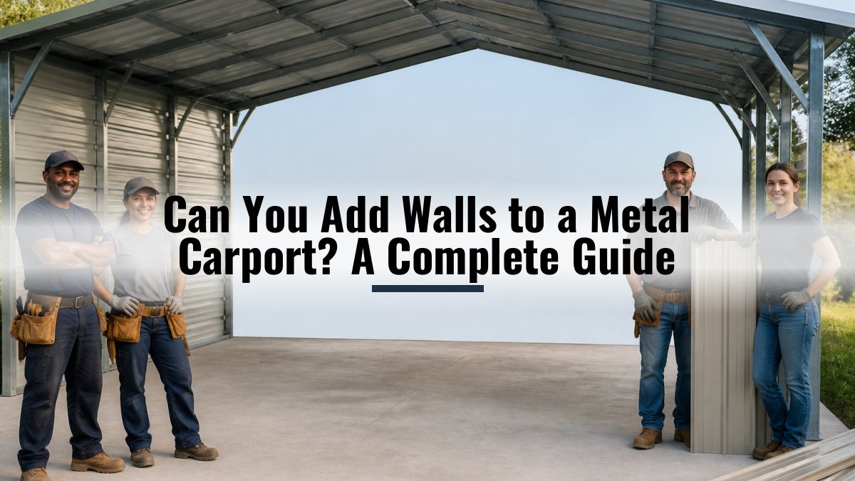 Can You Add Walls to a Metal Carport? A Complete Guide