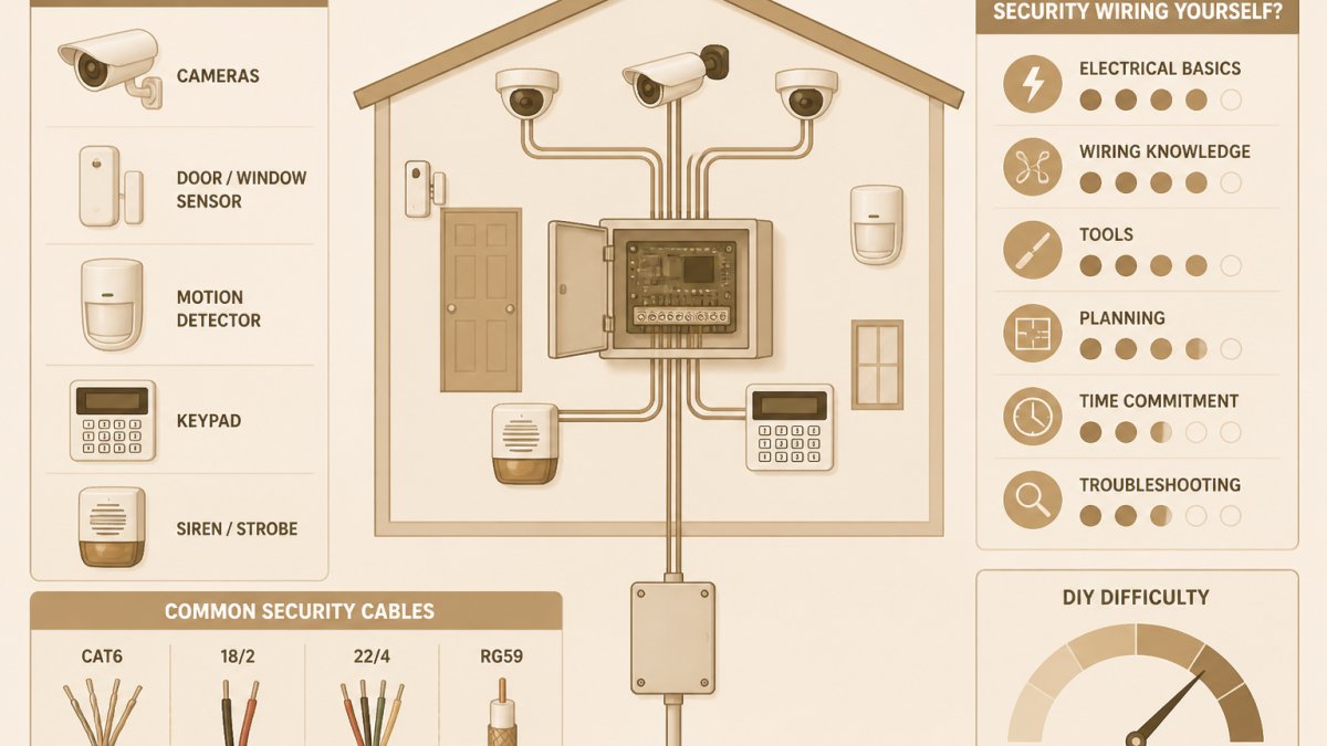 Can You Install Smart Home Security Wiring Yourself?