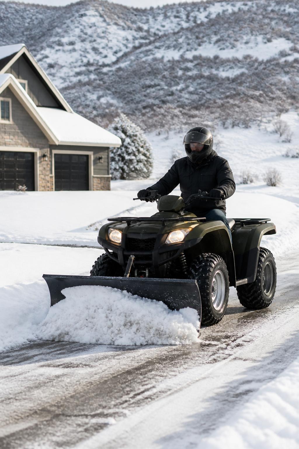 Can You Use an ATV for Plowing Snow? A How-To Guide