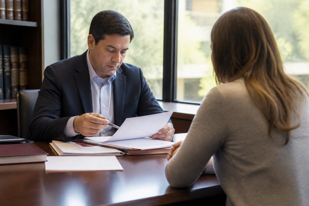 Process diagram showing steps for Attorney for car accident settlement time