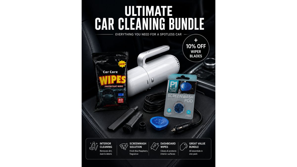 Car Cleaning Bundle Plus 10% off Wiper Blades