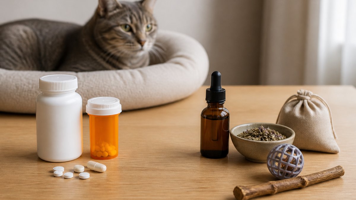 Cat Anxiety: Medication vs Natural Remedies