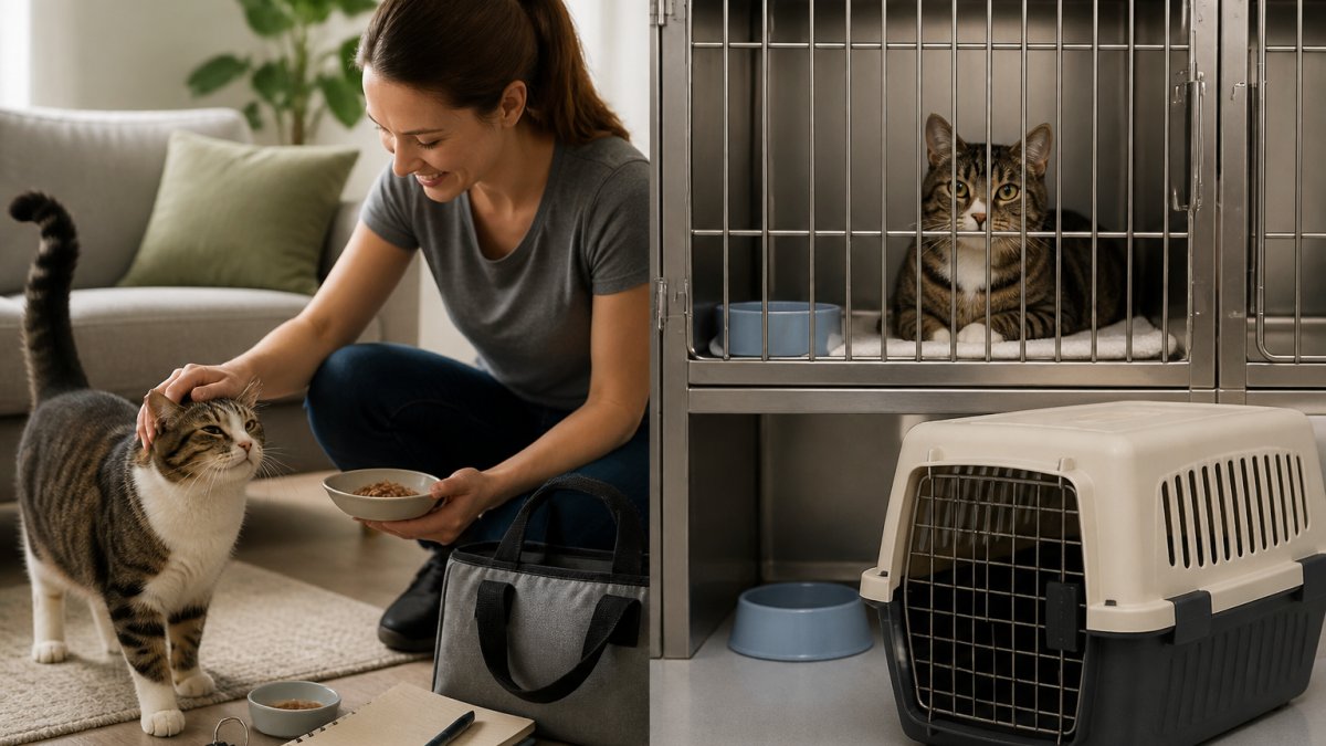 Cat Sitter vs Boarding for Long Term Travel