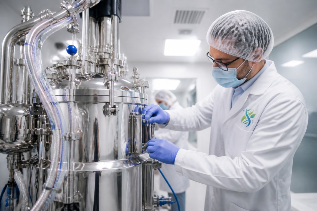 cGMP Compliant Peptide Manufacturing: A Technical Guide