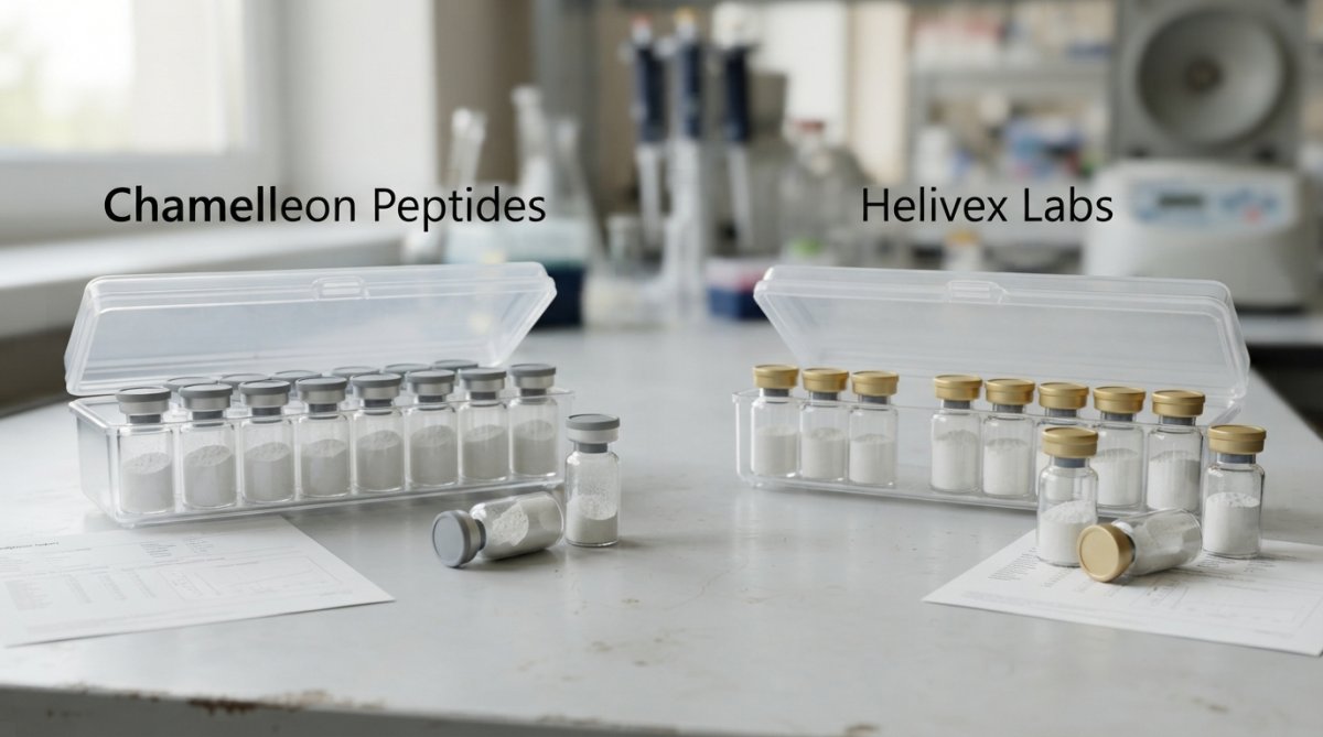 Chameleon Peptides vs Helivex Labs: A Detailed Comparison