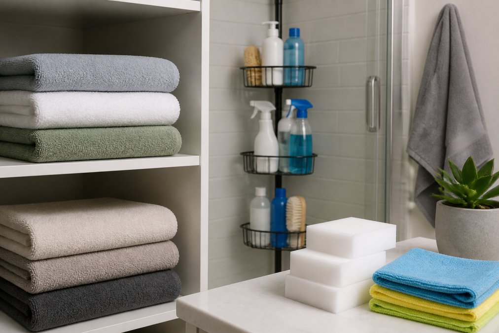 Professional illustration showing Organized for household must haves