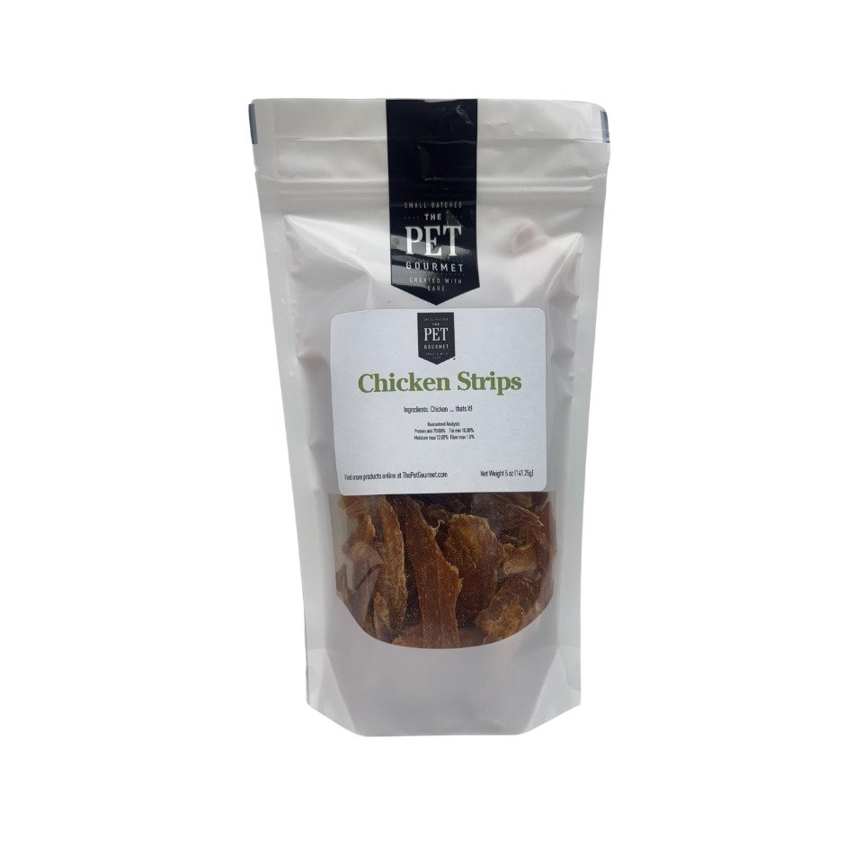 Chicken Jerky Strips for Dogs – 5 oz