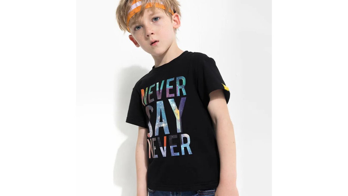 Children's Letter Print T-Shirt | Casual Letter Print T-Shirt For Kids