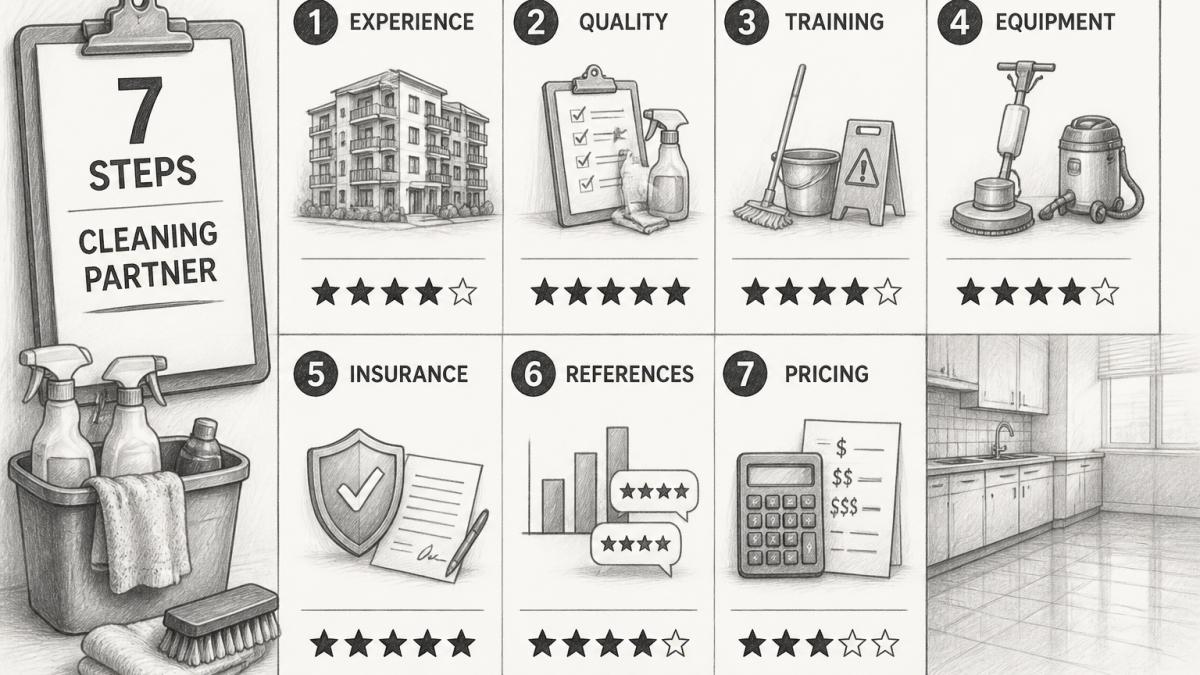 Choosing a Reliable Cleaning Partner: 7 Vendor Vetting Steps