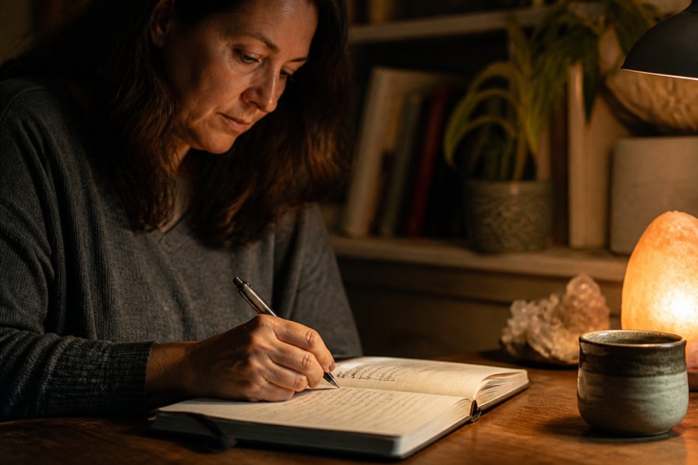 Choosing a Trustworthy Spiritual Mentor Online 2 Woman reflecting on red flags when choosing an online spiritual mentor