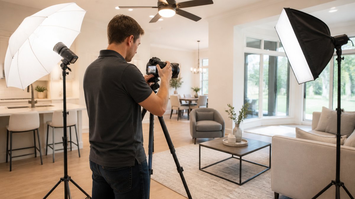 Choosing the Right Lighting for Interior Home Photos