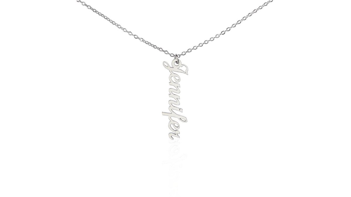 Classic Vertical Name Necklace