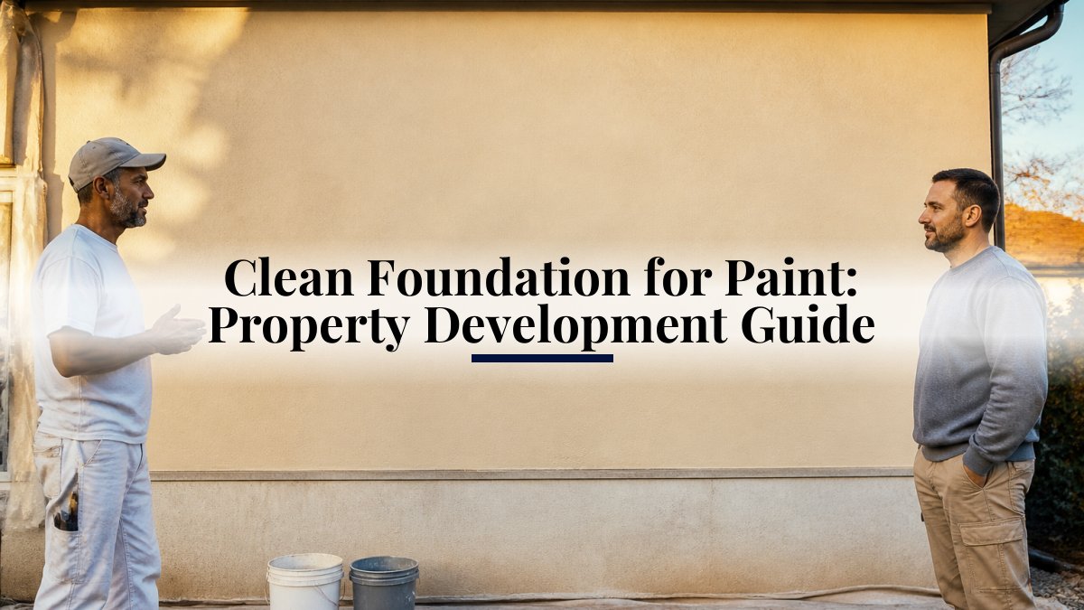 Clean Foundation for Paint: Property Development Guide