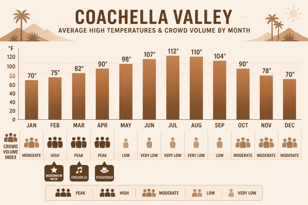 Expert tips illustration for Bar, Coachella Valley, Jan, Feb for coachella valley