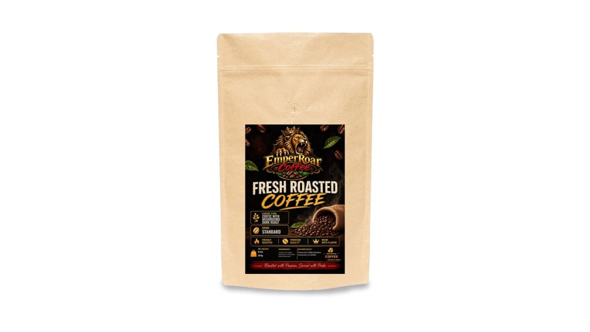 Coffee with Mushrooms Dark Roast