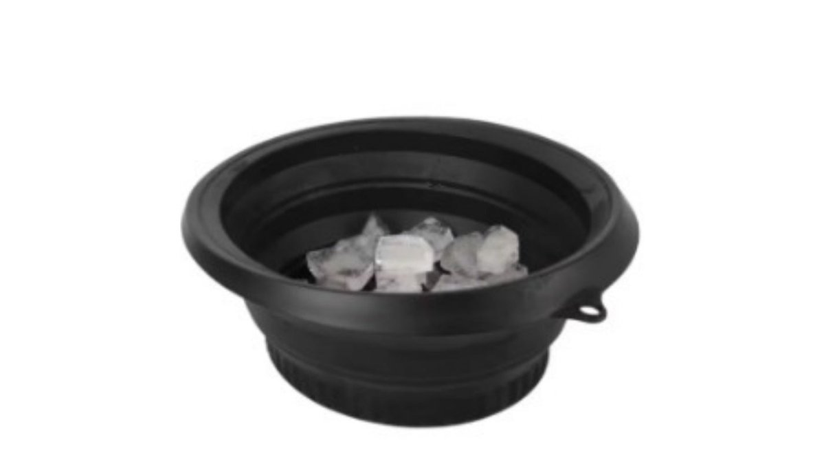 Collapsible Silicone Ice Basin