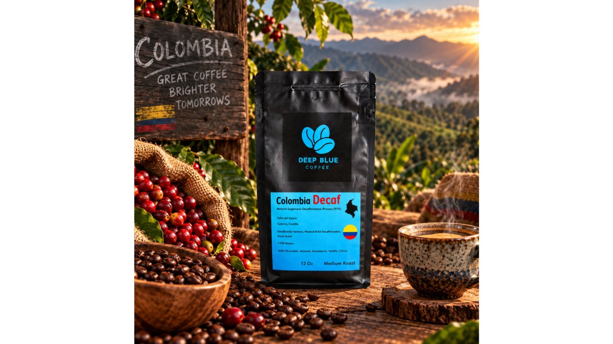 Colombia Decaf Coffee Medium Roast (12oz.)