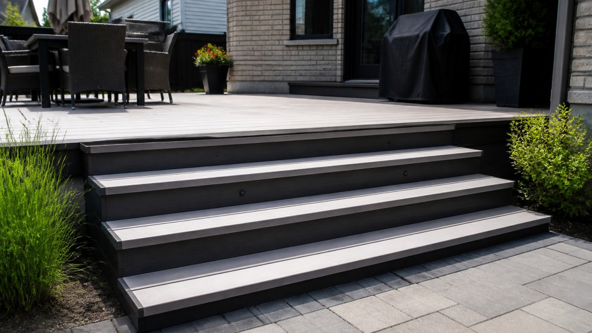 Combien coûte ajouter un escalier à un patio existant?