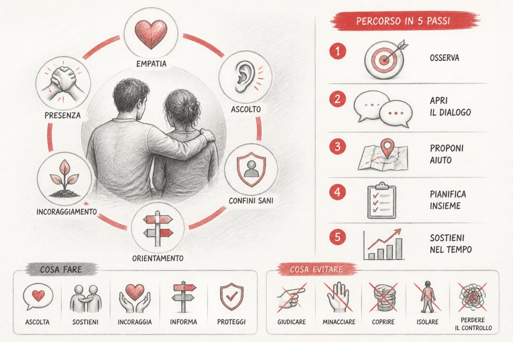 Come aiutare un familiare con dipendenza: guida pratica