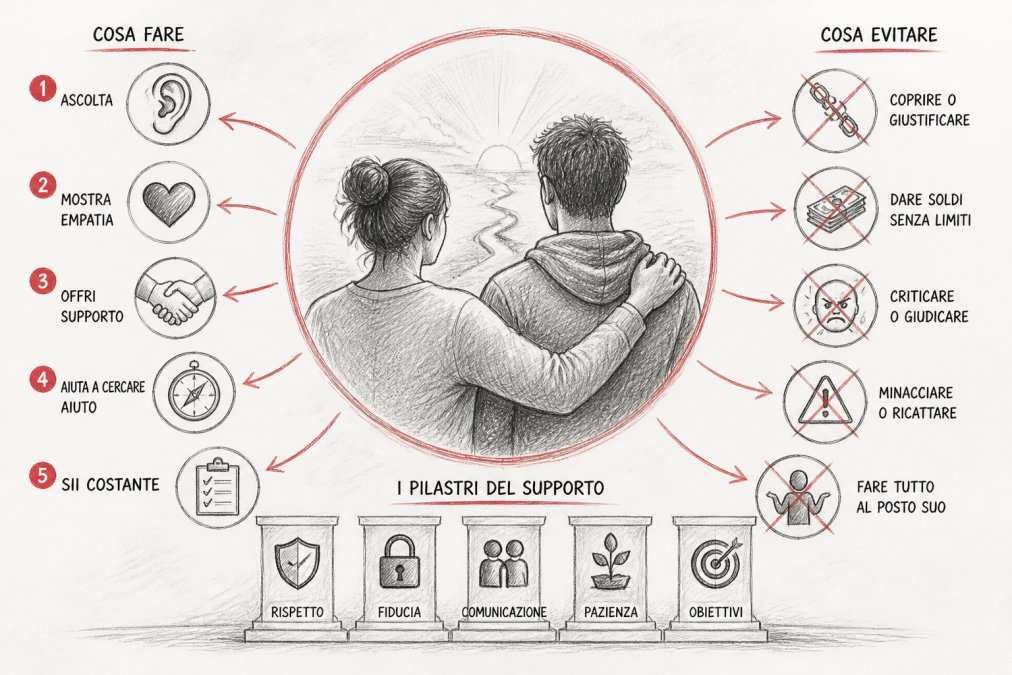 Come aiutare un familiare dipendente