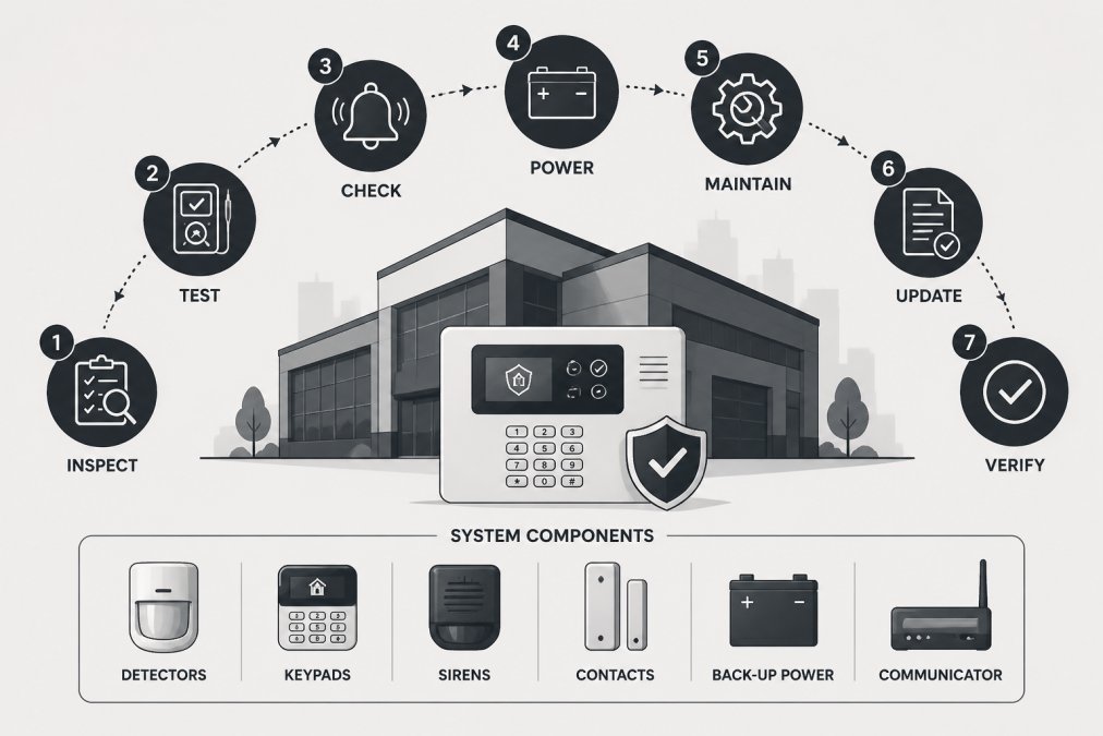 Commercial Alarm System Maintenance: Step-by-Step Guide