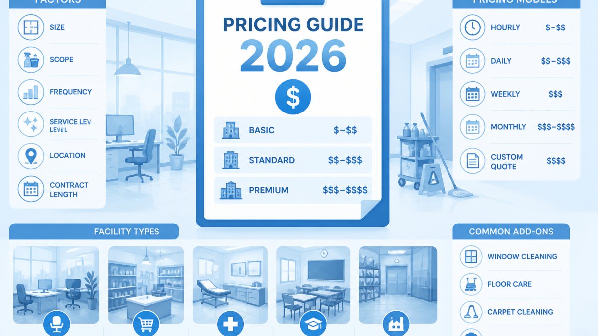 Commercial Cleaning Service Pricing Guide for 2026