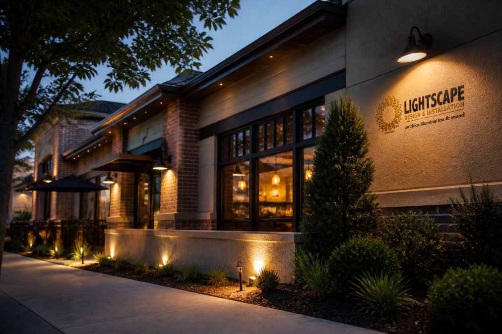 Commercial Restaurant Exterior Lighting Design