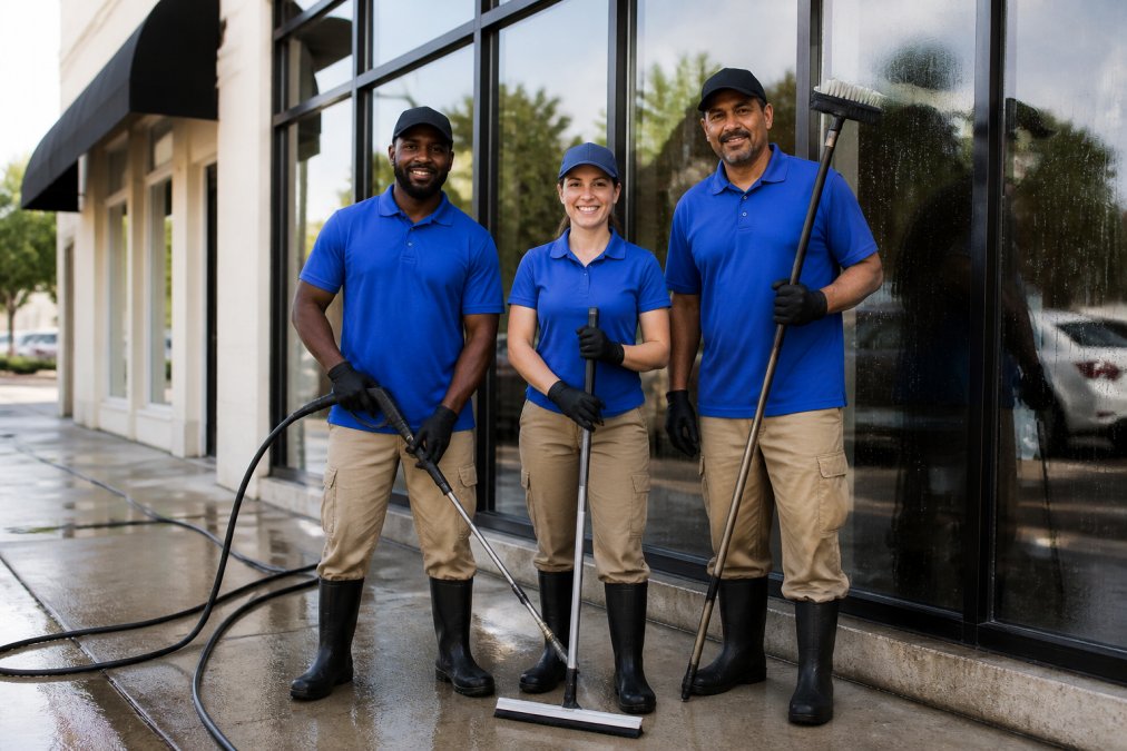 Commercial Storefront Cleaning in Galveston County