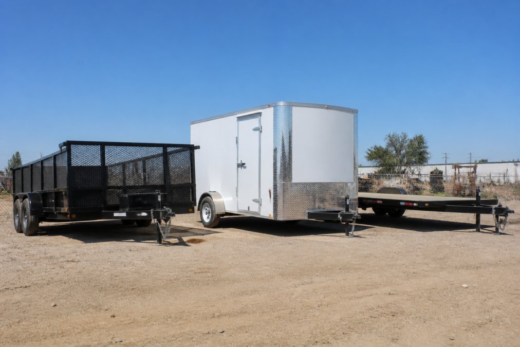 Professional illustration showing trailer and side and row concepts for commercial trailer rental