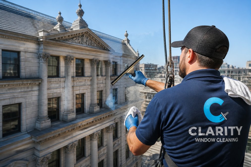 Commercial Window Cleaning for Historic Buildings: A Guide