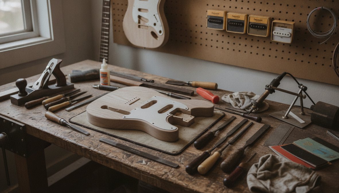 Software tools interface for Luthier for guitar building mistakes