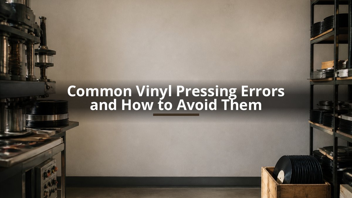Common Vinyl Pressing Errors and How to Avoid Them