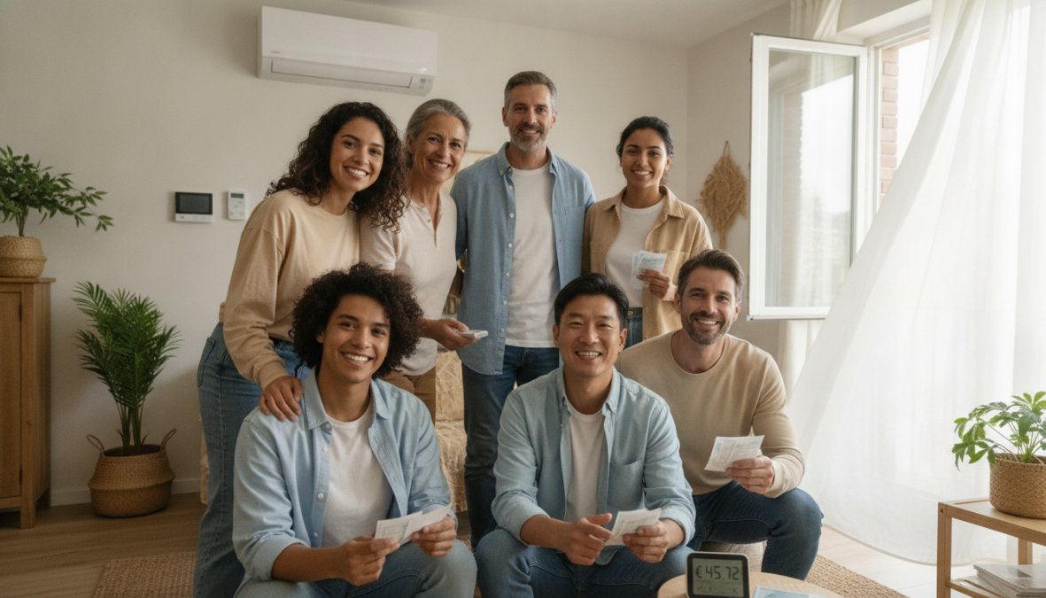 Cómo ahorrar en factura de luz aire: 9 estrategias