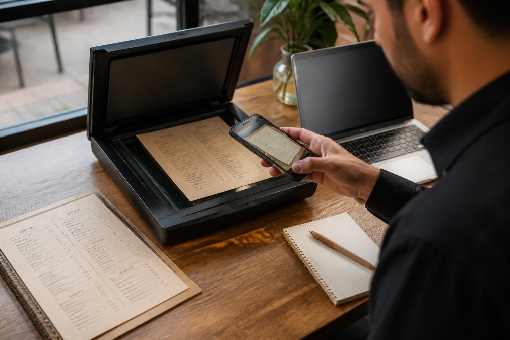 Cómo digitalizar la carta de un restaurante paso a paso