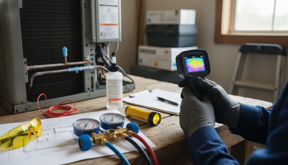 Cómo saber si falta gas refrigerante en tu aire acondicionado