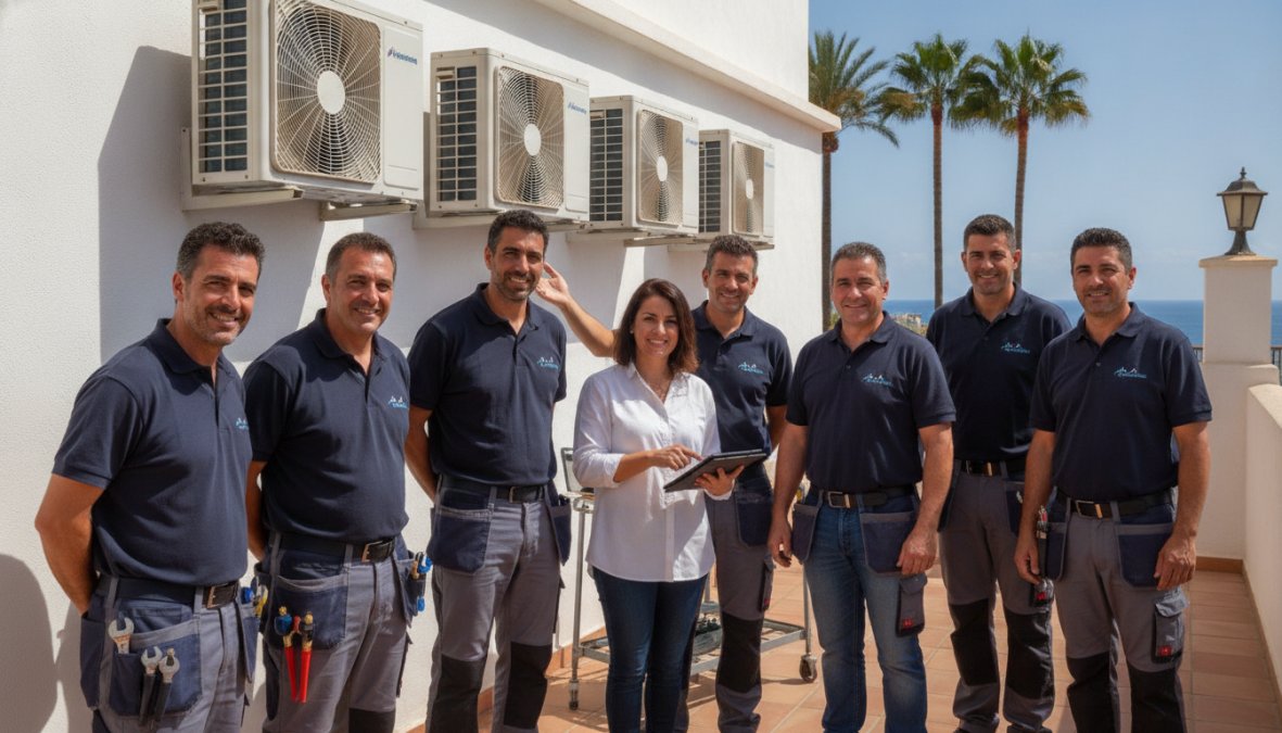 Comparativa empresas aire acondicionado Fuengirola 2026